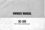 Palomar VC-100 Owner'S Manual предпросмотр