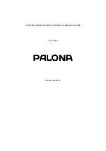 Предварительный просмотр 1 страницы Palona Tuner 190C User Manual