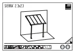 Предварительный просмотр 2 страницы Palram Applications SIERRA 2.3x2.3m/7'5" Instructions Manual