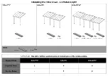 Предварительный просмотр 3 страницы Palram Applications SIERRA 2.3x2.3m/7'5" Instructions Manual