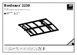 Предварительный просмотр 1 страницы Palram Bordeaux 2230 Instructions Manual