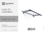 Palram CANOPIA AQUILA 3x5 How To Assemble preview