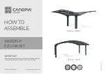 Предварительный просмотр 1 страницы Palram CANOPIA ARIZONA ARCH How To Assemble