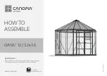 Preview for 1 page of Palram CANOPIA OASIS 12 3.2x3.6 How To Assemble