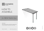 Palram CANOPIA PALERMO 10x10 / 3x3 How To Assemble preview