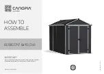 Предварительный просмотр 1 страницы Palram CANOPIA RUBICON 6x10 How To Assemble