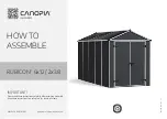 Palram Canopia RUBICON 6x12 How To Assemble preview