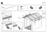 Предварительный просмотр 62 страницы Palram CANOPIA RUBICON 6x8 How To Assemble