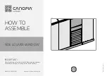 Palram CANOPIA SIDE LOUVER WINDOW How To Assemble preview