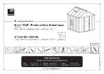 Palram Glory + 4' Ext. 8'x 12' Assembly Instructions Manual preview