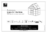 Preview for 1 page of Palram Harmony 6'x4' - Clear Glazing Assembly Instructions Manual