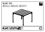 Preview for 1 page of Palram MILANO 3000 Setup Manual