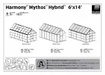 Palram Mythos 6'x14' Assembly Instructions Manual preview