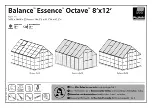 Palram Octave 8x12 Assembly Instructions Manual preview