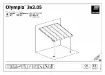 Preview for 1 page of Palram Olympia 3x3.05 Manual