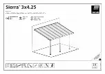 Preview for 1 page of Palram SIerra 3x4.25 Manual