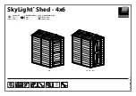 Preview for 1 page of Palram SkyLight Shed-4x6 Manual