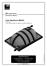 Preview for 1 page of Palram Solar AquaDome GRAND Instruction Manual