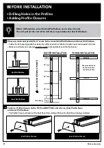 Предварительный просмотр 8 страницы Palram Sunscape Installation Manual