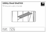 Предварительный просмотр 2 страницы Palram Utility Shed Shelf Kit Manual