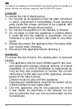 Preview for 8 page of PALSON 30128 Operating Instructions Manual