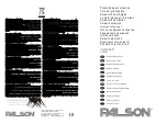 PALSON 30577 Instructions For Use Manual preview