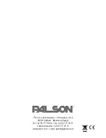 Preview for 28 page of PALSON AMERICAN Operating Instructions Manual