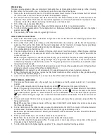 Предварительный просмотр 9 страницы PALSON ARABICA Operating Instructions Manual