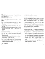 Предварительный просмотр 9 страницы PALSON ARIZONA - Operating Instructions Manual
