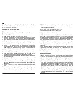 Предварительный просмотр 11 страницы PALSON ARIZONA - Operating Instructions Manual