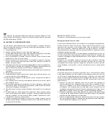 Предварительный просмотр 15 страницы PALSON ARIZONA - Operating Instructions Manual