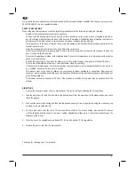 Предварительный просмотр 5 страницы PALSON BASMATI Operating Instructions Manual