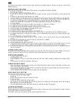 Предварительный просмотр 6 страницы PALSON BRISTOL Operating Instructions Manual