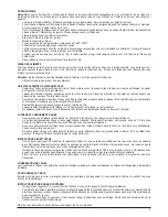 Предварительный просмотр 9 страницы PALSON BRISTOL Operating Instructions Manual