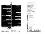 Preview for 1 page of PALSON BROOKLYN Instructions For Use Manual