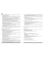 Предварительный просмотр 4 страницы PALSON CENTURY Operating Instructions Manual