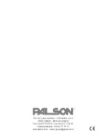 Preview for 29 page of PALSON CENTURY Operating Instructions Manual