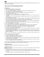 Предварительный просмотр 6 страницы PALSON CHIC Operating Instructions Manual