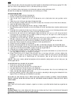 Предварительный просмотр 12 страницы PALSON CHIC Operating Instructions Manual