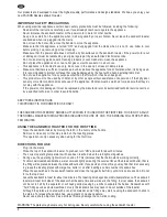 Предварительный просмотр 6 страницы PALSON DAKOTA Operating Instructions Manual