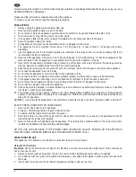 Предварительный просмотр 6 страницы PALSON DONNA Operating Instructions Manual