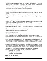 Предварительный просмотр 9 страницы PALSON EXPLORER Operating Instructions Manual