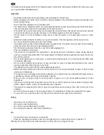 Предварительный просмотр 8 страницы PALSON HOTNESS Operating Instructions Manual