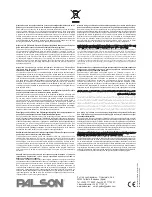 Предварительный просмотр 56 страницы PALSON IRIS Operating Instructions Manual