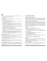 Предварительный просмотр 9 страницы PALSON JAGUAR - Operating Instructions Manual