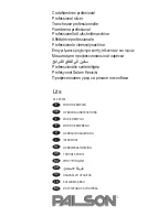 PALSON LITA Operating Instructions Manual preview