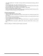 Предварительный просмотр 9 страницы PALSON MADISON Operating Instructions Manual