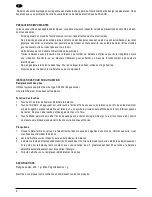 Предварительный просмотр 6 страницы PALSON MAYA Operating Instructions Manual