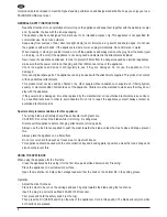 Предварительный просмотр 6 страницы PALSON MELINA Operating Instructions Manual