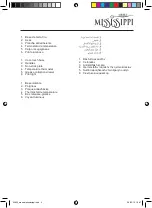 Preview for 4 page of PALSON Mississippi 30950 Operating Instructions Manual